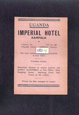 IMPERIAL HOTEL  IN THE HEART OF KAMPALA,UGANDA THE MOST MODERN 1951 AD