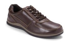 Vionic Branxton Leather Lace-up Casual Mens Shoe Dark Brown - 8 M