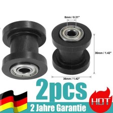 Universell Kettenspanner Kettenrolle Kettenführungsrolle Rolle Motorrad QUAD ATV