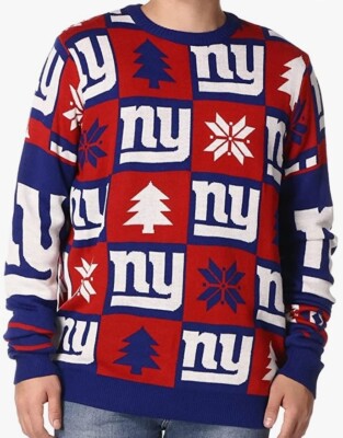 New York Giants Sweater size 2xl XXL NFL Foco brand Stay warm watching football 
