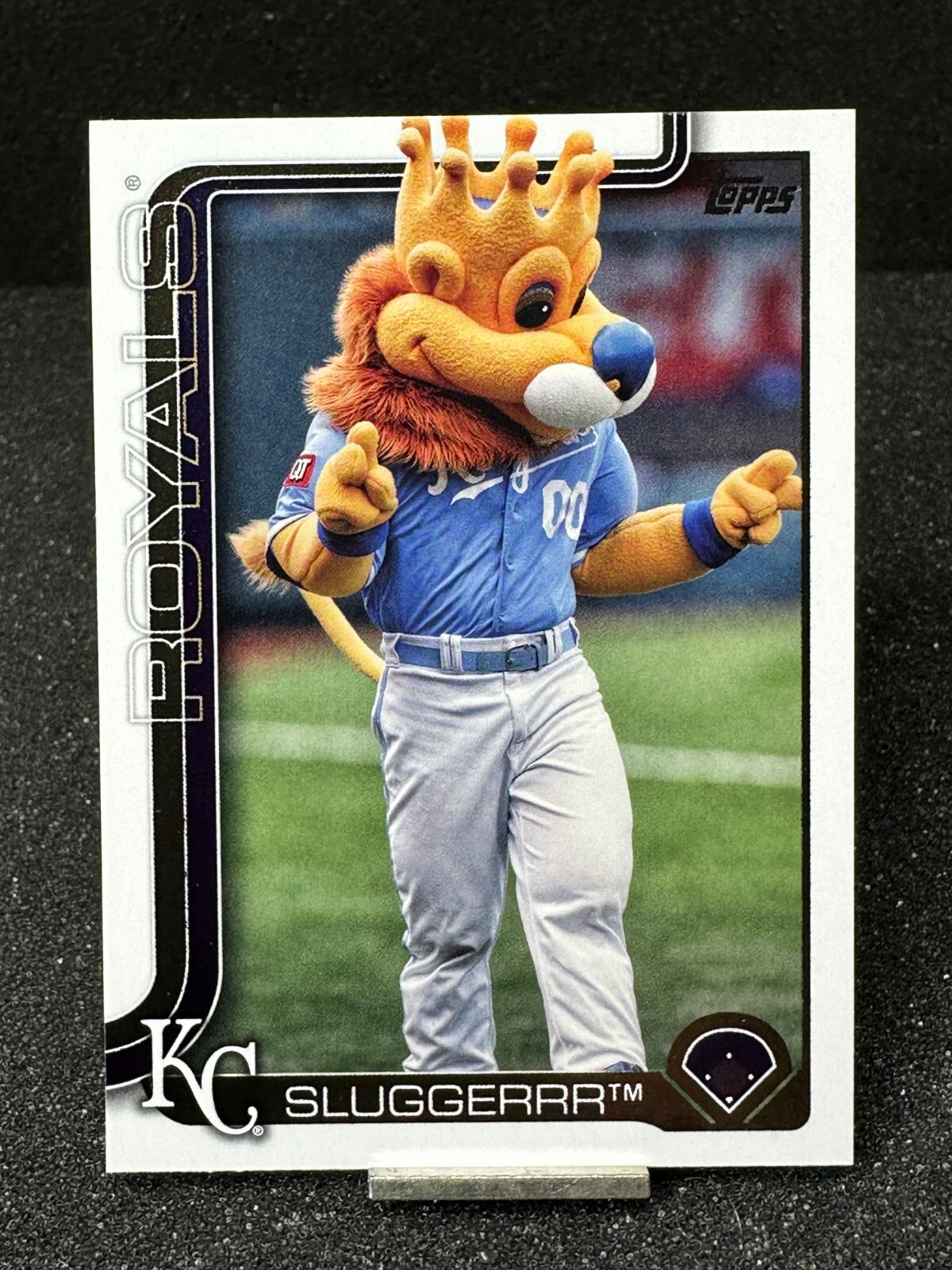 2025 Topps Series 1  SLUGGERRR  Celebration Mascots  #M-12  KANSAS CITY ROYALS