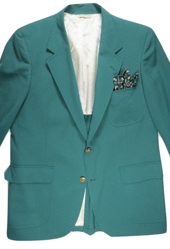 Nordstrom Mens Jacket Blazer 44 Canada Vintage Green Nautical Gold Button - Bild 5 von 11