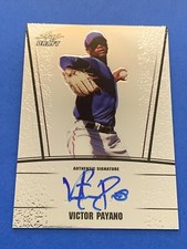 VICTOR PAYANO Signed 2011 Leaf Draft #AU-VP1 TEXAS RANGERS Autograph Auto