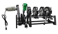 4 Clamps Manual Plastic Welder 110V 2.48"-6.3" Butt Fushion Welding Machine