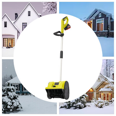Handheld Batteriebetriebene Schneefräse  33*20cm Schneewerfer Ausdauerzeit 1h