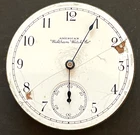Antique 1892 Waltham Bond St 1884 Pocket Watch Movement Parts/Repair 14s 7j USA