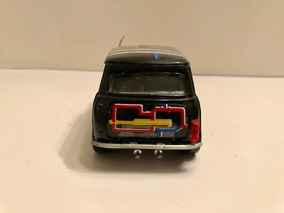 1975 POLISTIL 582 Austin Mini Cooper Rally Safari Expédition modèle
