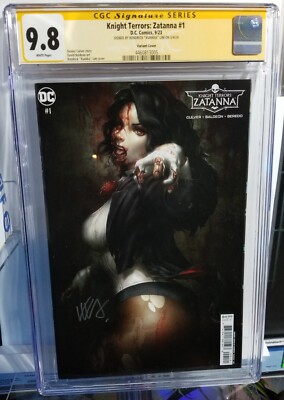 Knight Terrors: Zatanna #1 - CGC 9.8 SS - KUNKKA Variant -Signed by Kunkka