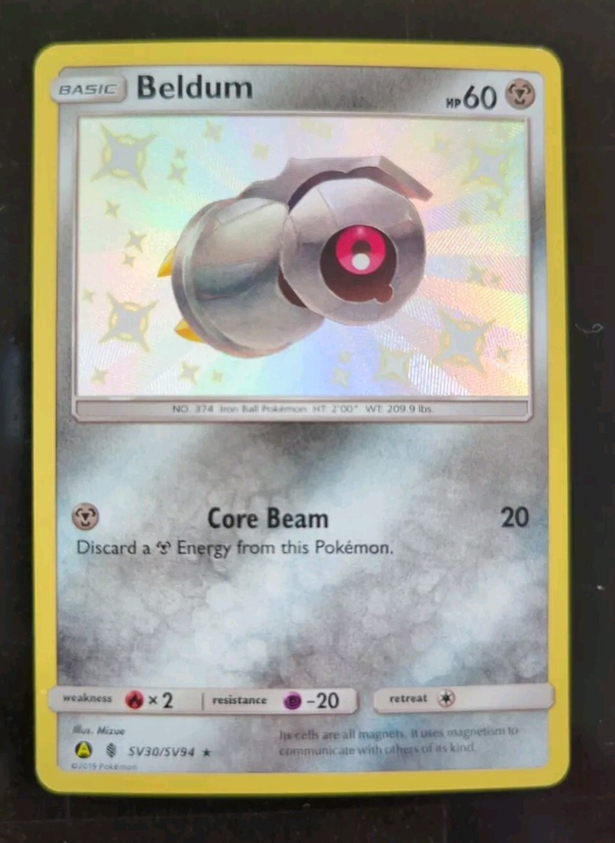 beldum pokemon card - SV30/SV94 Shiny Ultra Rare Evolves from null Type Beldum 117 SWSH12 Silver Tempest