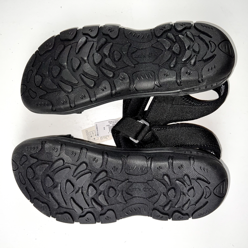 New Old Navy Mens DLX Hiking Sandals Black Jack W tags 2 Adjustable Straps 8-9 - Afbeelding 12 van 14