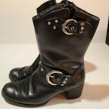 Harley Davidson Women's Biker Boots Leather Size 5.5