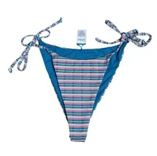 L*Space String Bikini Bottom MEDIUM - Minor Lining Seam Defect NEW