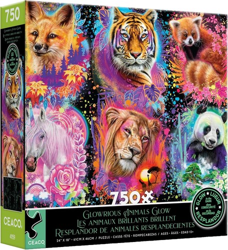 2 Puzzle CBeebies Da 45 Pezzi Ciascuno: Spazio E Vita Marina, Con Effetto Glow In The Dark! - Foto 1