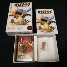 Nessos (Card Game, 2018) IELLO myths bluffing deduction Takaaki Sayama UNPLAYED
