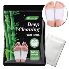 Bamboo Detox Foot Pads to Remove Body Toxins Deep Cleansing 10-300 patches