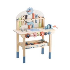 Tool Bench for Kids Toy Play Workbench Wooden Tool Bench Workshop Workbench w...