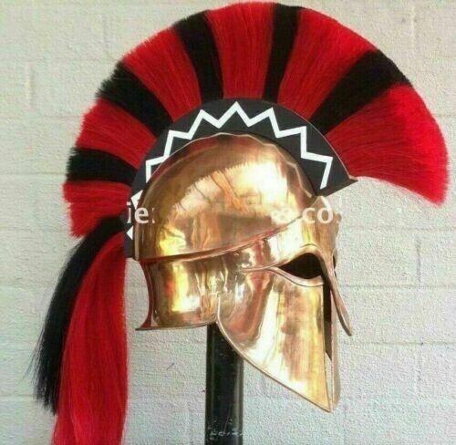 Medieval Corinthian Armor Helmet King Leonidas Spartan Sca Larp Greek gift item - 第 1/2 張圖片