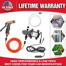 DC 12V 100W High Pressure Car Power Washer Cleaner Water Wash Pump Sprayer Kit