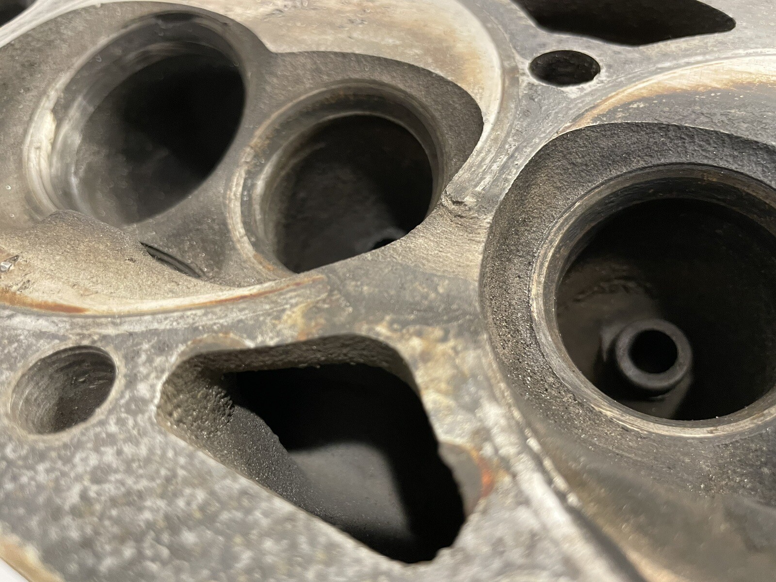 GM FAST BURN Aluminum Heads Bare ZZ6 GMPP 604 Crate DAMAGED eBay