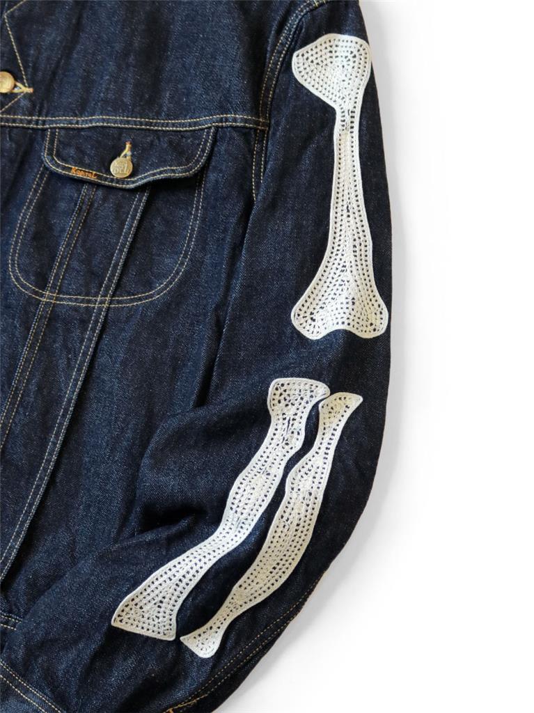 kapital 11.5oz denim Mexican tuxedo westerner indigo bone kapital 11.5oz denim Mexican tuxedo westerner indigo bone