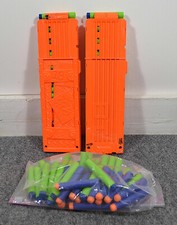 NERF Ammo  Two 18 Round Magazines Clips - ammo in magazines plus bag of ammo