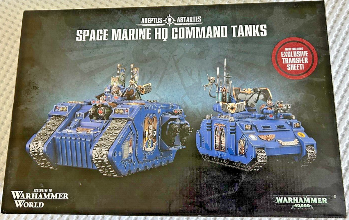 Space Marine HQ Command Tanks, Warhammer World Exclusive