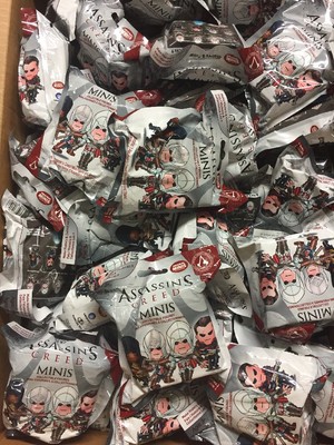 Assassin's Creed Mini Figuren,Packung Mit 10 Verpackt Figuren Zu Handel Und