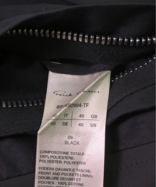 Trench coat Rick Owens preto 50 (aprox. XL) 2200390963017 - Imagem 3 de 4