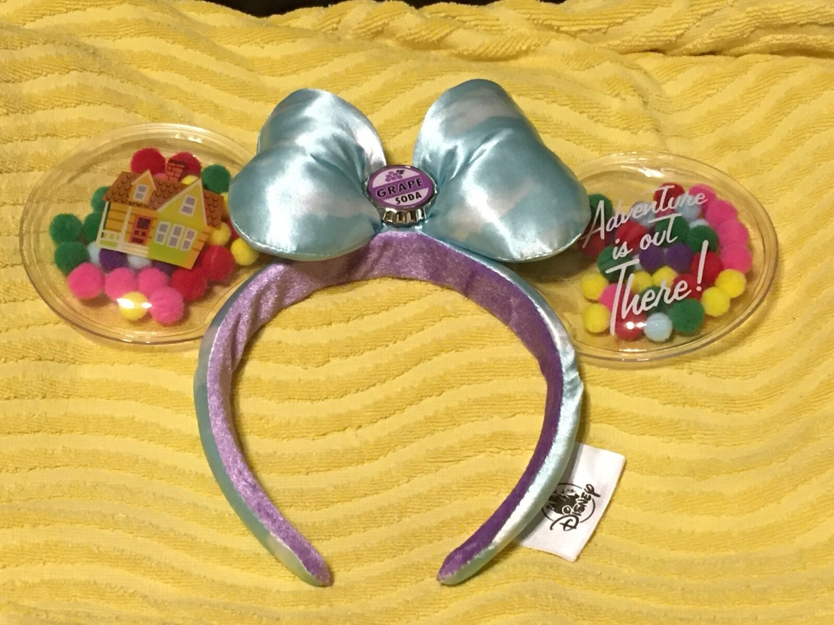 Disney Parks Up Balloons Grape Soda Cap Mickey Ears Headband Disney Parks UP Grape Soda Cap Balloons | Mercari main image 3