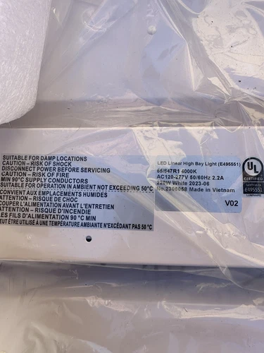 ⚡️Satco 65/647R1 LED Adjustable Hi-Bay Fixture W/ Integrated Sensor Port⚡️4000k - Picture 8 of 9