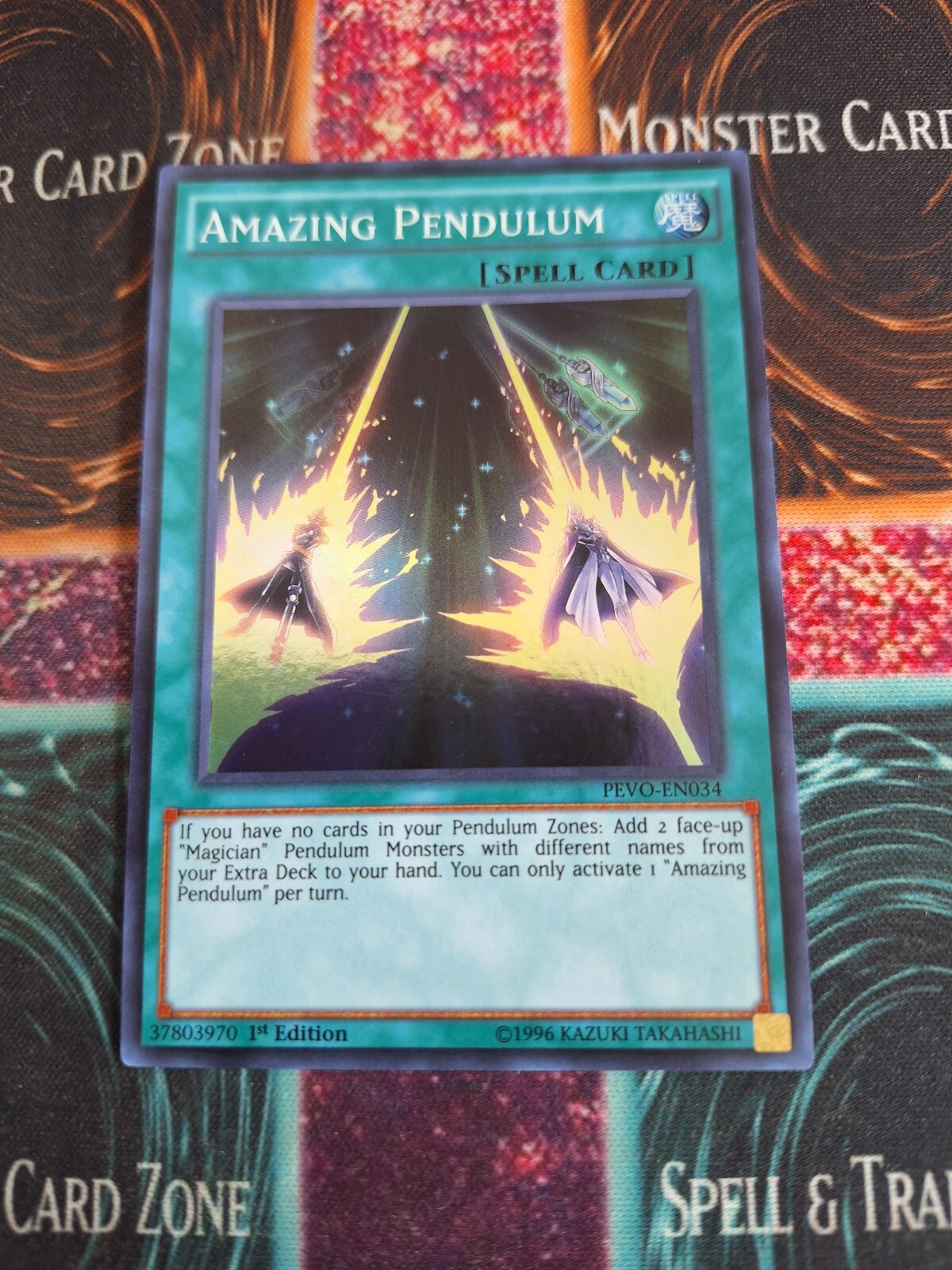Yu-Gi-Oh! Amazing Pendulum PEVO-EN034 Super Rare 1st Edition Near Mint a1/