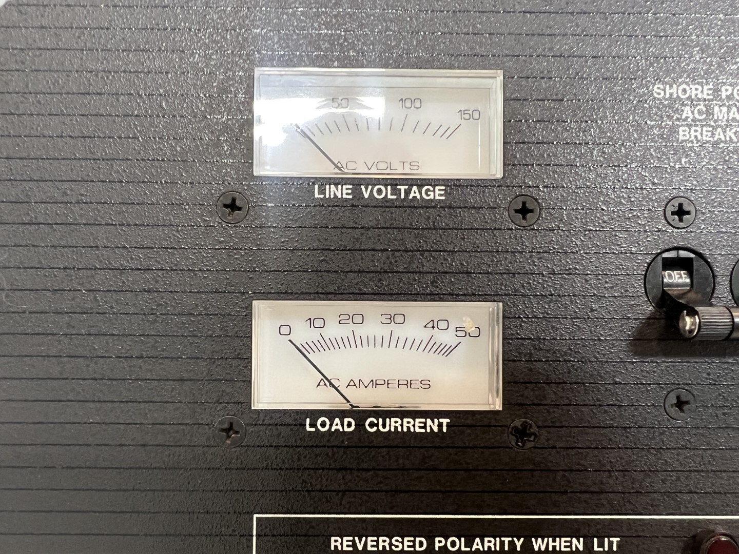 90 Wellcraft St Tropez 3200 Boat Shore power control breaker switch