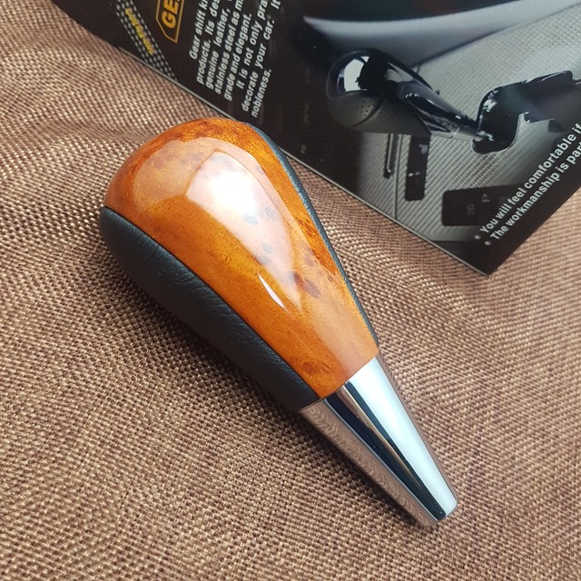 Wood Style Gear Shift Knob Replace 8mm For Toyota Sequoia 20072014