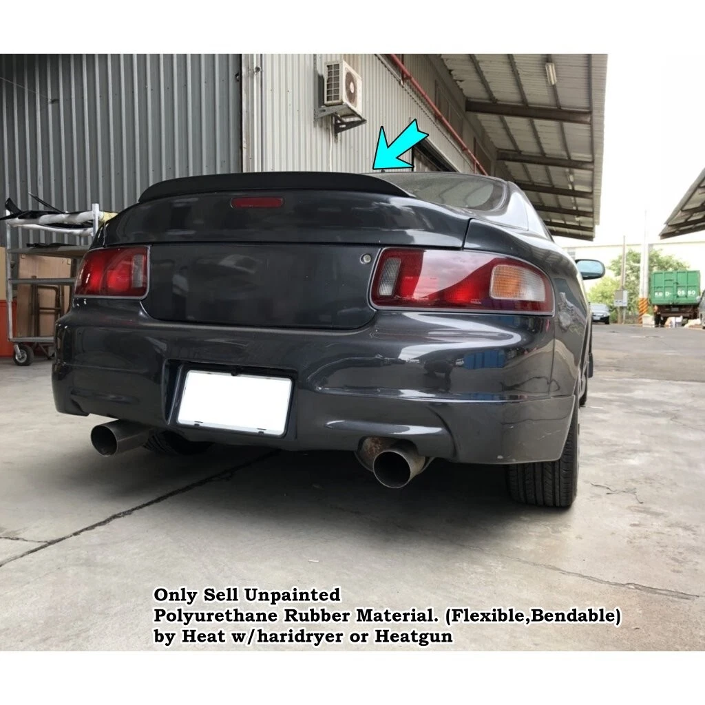 Rocketz Autosport TRD Style Spoiler Wing For Toyota Celica 2000-2006 - 3-Piece FRP, W/ LED, ZZT231, USA/Canada Fit