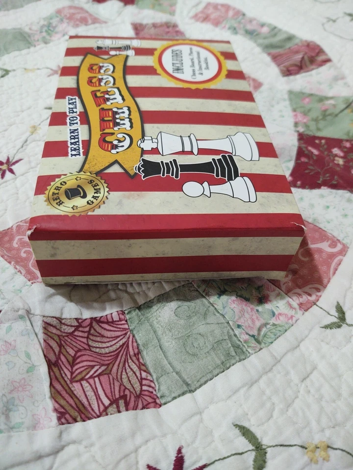 Learn To Play Chess Retro Games Includes Chess Board Pieces Instruction Booklet  - Image 2 of 4