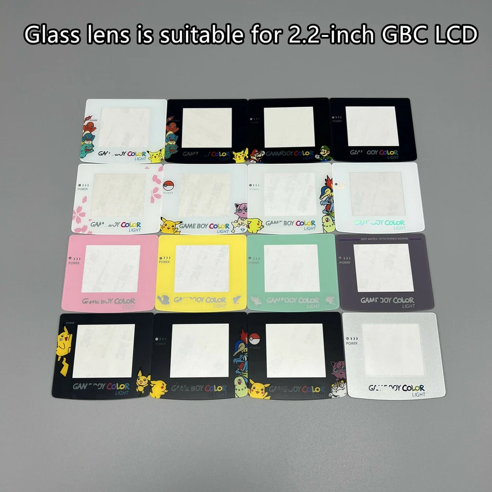 Game Boy Color Colour Light Replacement 2.2" inch GLASS Screen Lens GameBoy GBC - Image 2 of 4