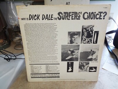 Dick Dale & The Del-Tones Surfer's Choice MONO ORIGINAL surf drag