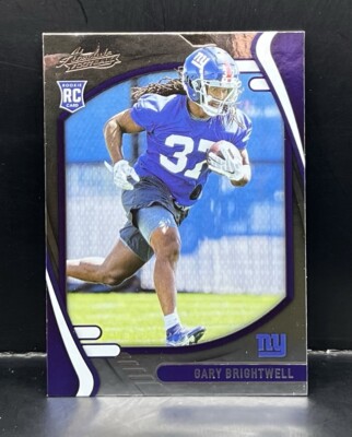 2021 Panini Absolute Football Gary Brightwell Rookie RC #174 New York Giants l25
