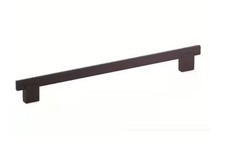 4 Pack Richelieu Madison 10-1/8" Matte Black Rectangular Cabinet Drawer Bar Pull