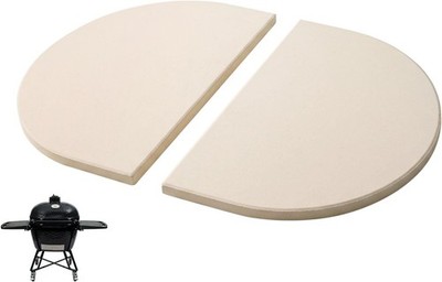 Ceramic Heat Reflector Plates for Primo Oval XL Grill Accessories,Replacement H