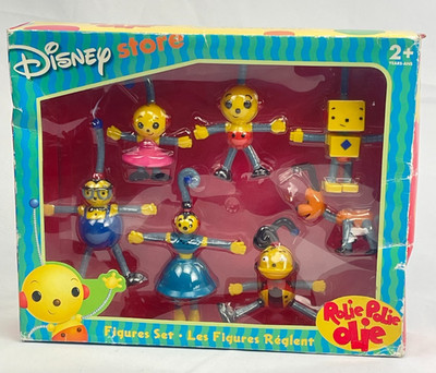 Disney Store Rolie Polie Olie 7 Piece Boxed Figures Set, Never Used