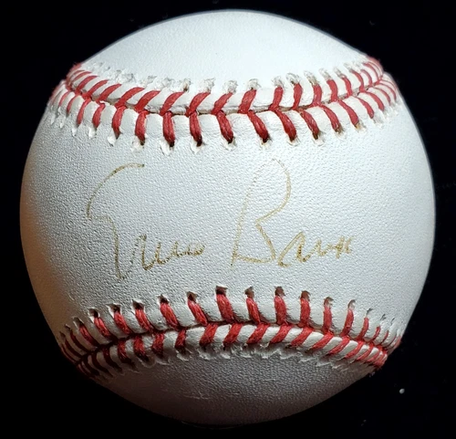 ERNIE BANKS AUTOGRAPHED OFFICIAL MAJOR LEAGUE BASEBALL (BECKETT COA)