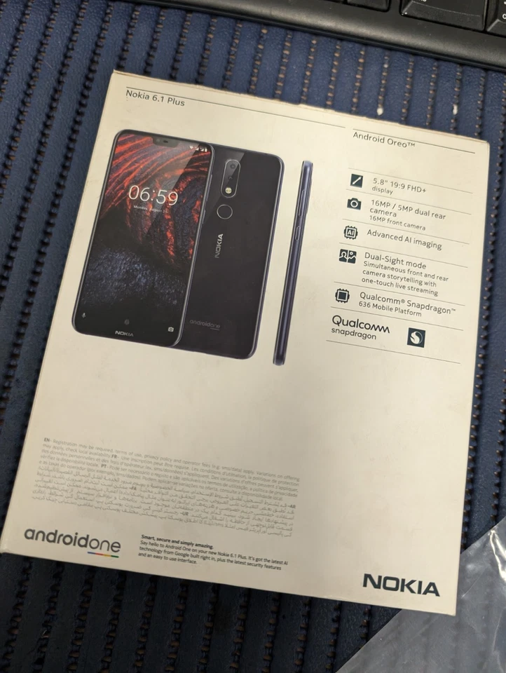 Smartphone Android Nokia 6.1 Plus (X6) TA-1116 64GB Negro *LEER BIEN* - Imagen 4 de 4