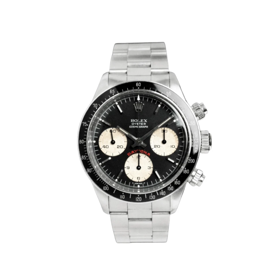 Rolex Daytona 6263 'Big Red' aço inoxidável mostrador preto Sigma (1975)