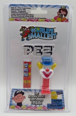 PETER PEZ CLOWN 2017 2.5'' PEZ Dispenser World's Smallest Super Impulse New MIP