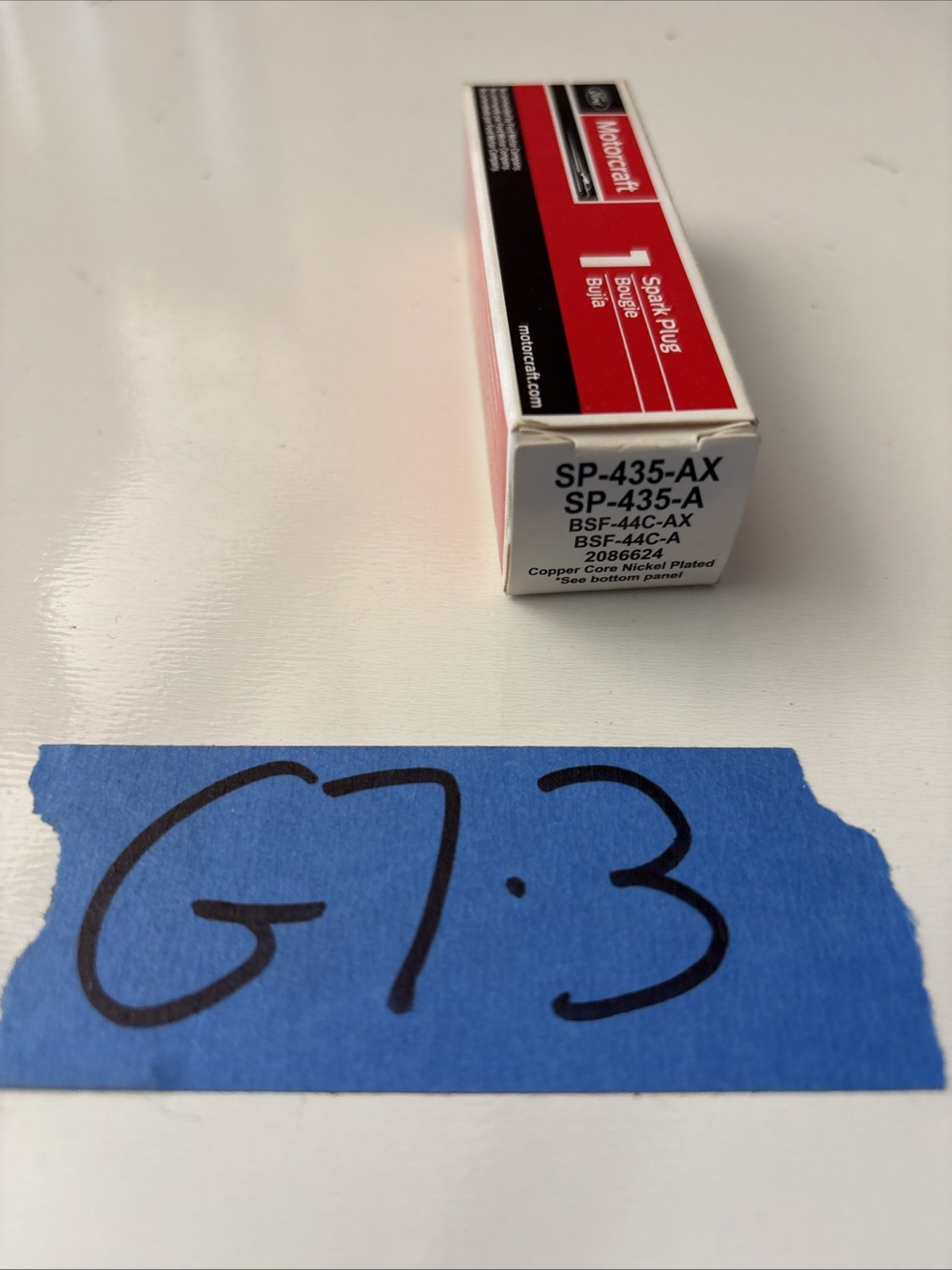 Ford Motorcraft SP-435-A Spark Plug Copper Core Nickel Plated BSF-44C-A