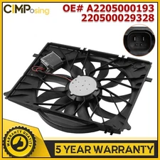 Radiator Cooling Fan Assembly For 2000-2006 Mercedes-Benz S430 S500 A2205000193