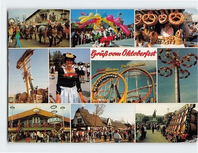 Postcard Oktoberfest Munich Germany