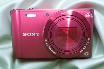 [N Mint] SONY DSC WX300 Red 18.2MP 20x Zoom Compact Digital Camera English OK
