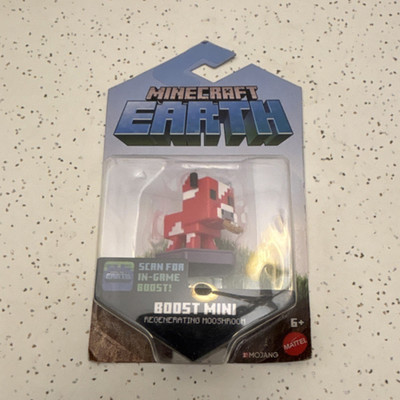 Mattel Minecraft Earth Boost Mini Regenerating Mooshroom Scan for In-Game Boost